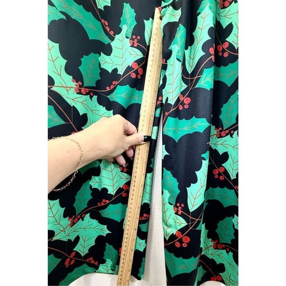 NWOT Shinesty The Deck Yourselves Mistletoe Christmas Wide Leg Jumpsuit Small - Picture 14 of 15